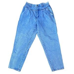 Vintage Bill Blass High Rise Jeans Pleated Front Size 14